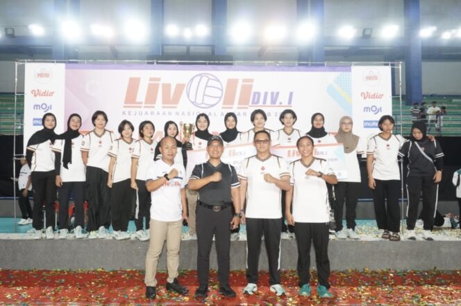
					Tim Voli Putri Mabes TNI Raih Juara III Livoli Divisi 1 2025 di Lamongan
