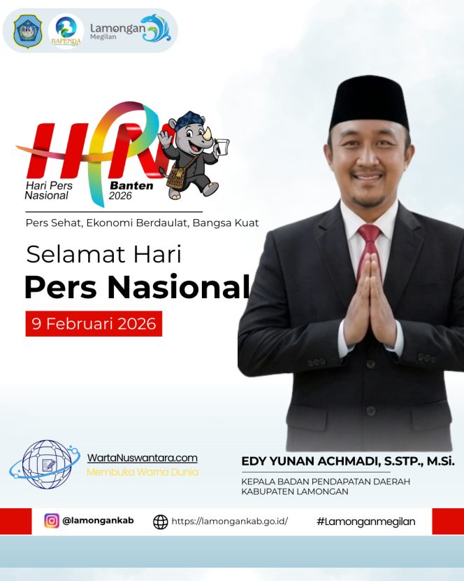 
					Ucapan Hari Pers Nasional 9 Ferbuari 2026