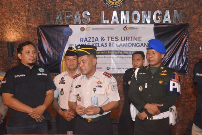 
					Aparat Penegak Hukum bersama Lapas Lamongan Perkuat Pengawasan, Ciptakan Lingkungan Pemasyarakatan Bersih dan Kondusif