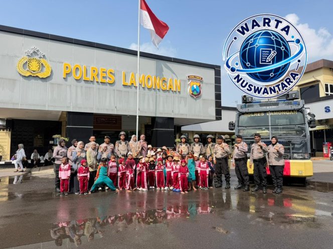 
					Polres Lamongan Kenalkan Peran Polisi Sejak Dini kepada Anak