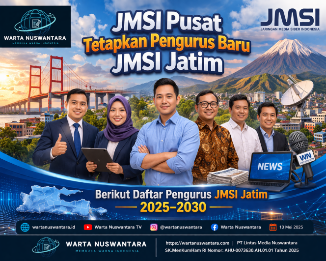 
					JMSI Pusat Keluarkan SK, Kepengurusan JMSI Jatim Resmi Berganti