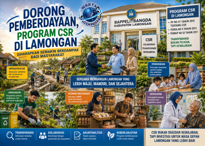 
					Dorong Pemberdayaan, Program CSR di Lamongan Diharapkan Semakin Berdampak bagi Masyarakat