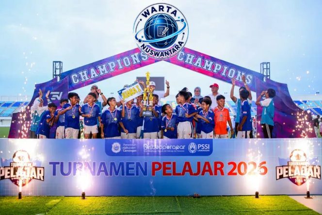 
					Babat Juara Turnamen Pelajar Lamongan 2026, Bukti Potensi Usia Dini Kian Menonjo