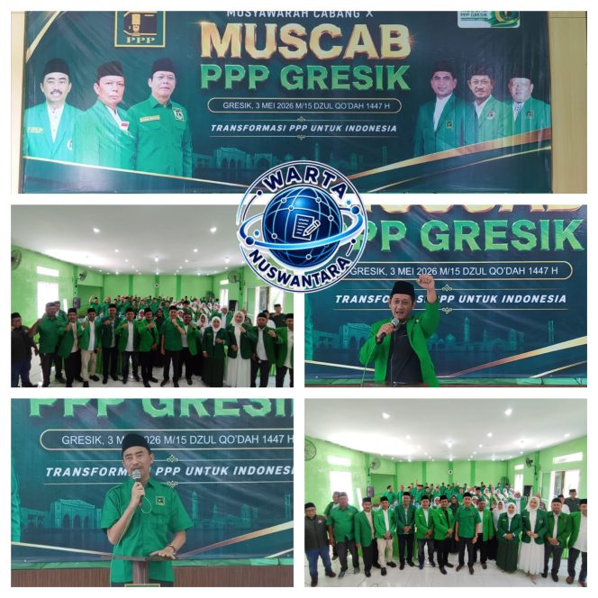 
					PPP Gresik Perkuat Struktur dan Strategi Menuju Pemilu 2029 Lewat Muscab X