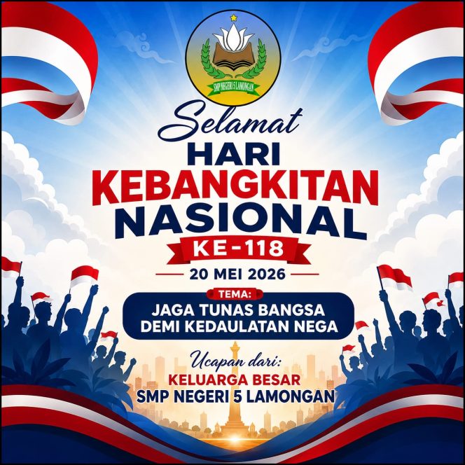 
					Peringati Harkitnas ke-118, SMPN 5 Lamongan Tanamkan Jiwa Nasionalisme