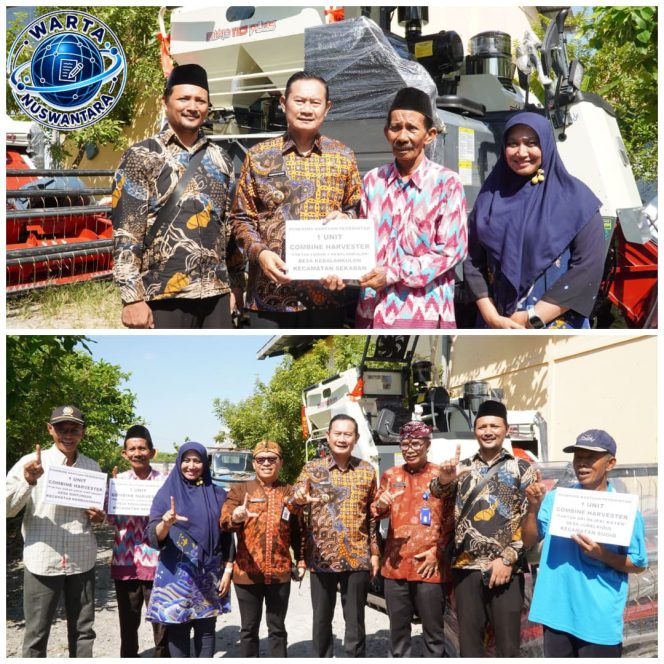 
					Pemkab Lamongan Dorong Mekanisasi Pertanian, Tiga Kelompok Tani Terima Bantuan Combine Harvester