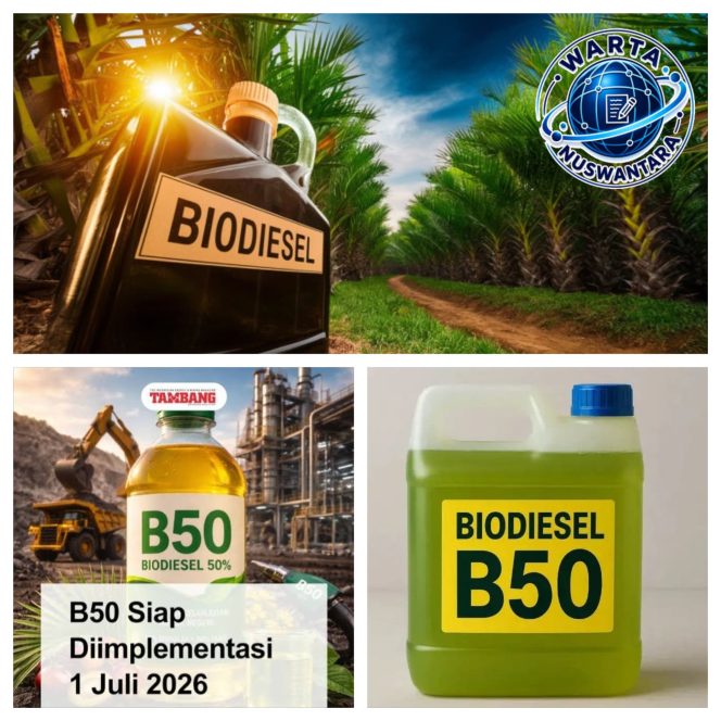
					Pemerintah Siapkan Harga Bio Diesel B50 Jelang Berlaku Juli 2026