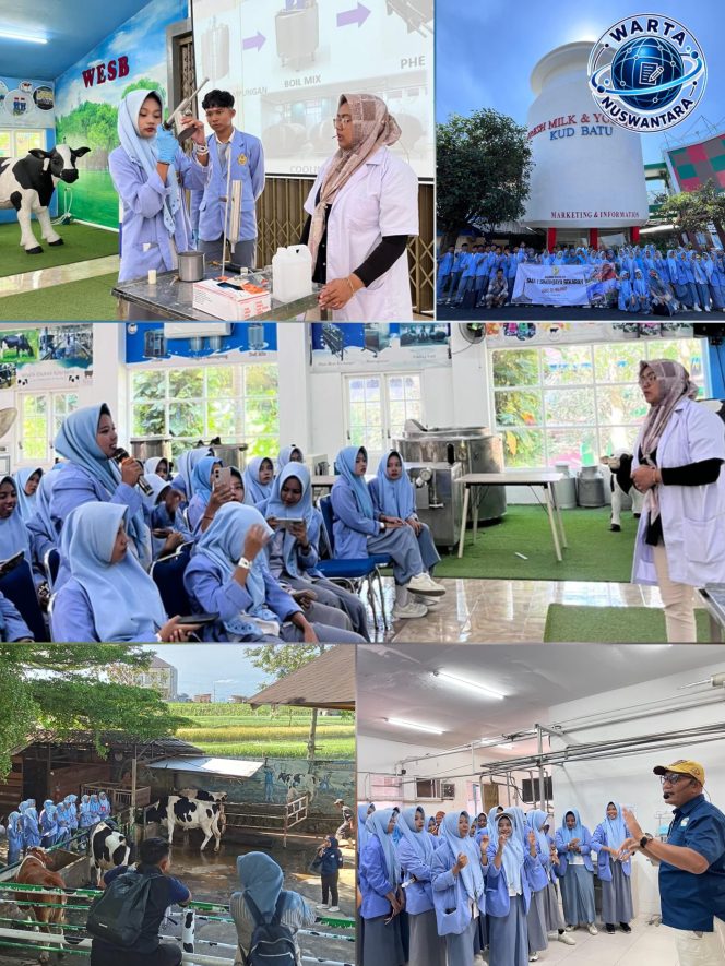 
					Siswa SMA 1 Simanjaya Wisata Belajar Industri Susu di Batu