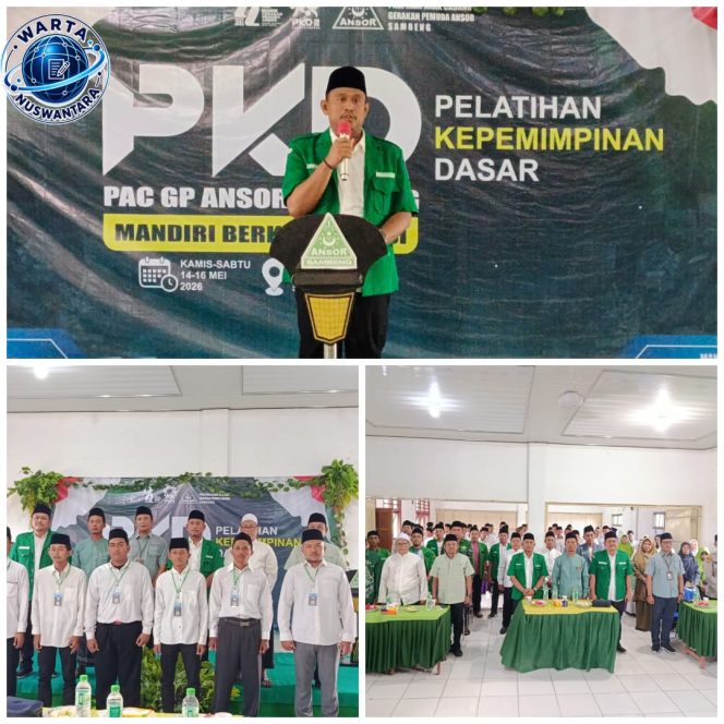 
					Upaya Cetak Kader Penggerak Desa dan Organisasi NU, GP Ansor Sambeng Buat Pelatihan PKD
