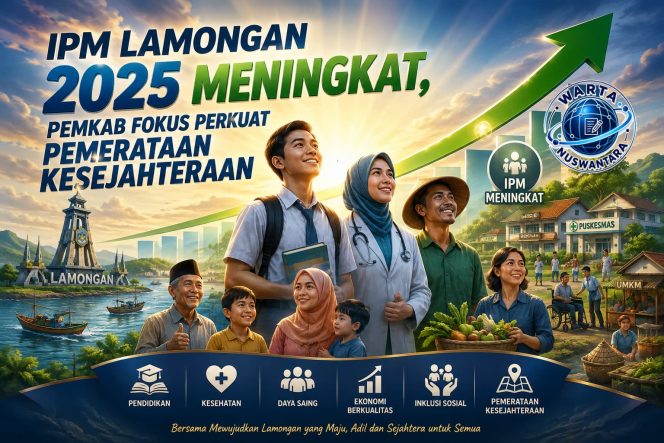 
					IPM Lamongan 2025 Meningkat, Pemkab Fokus Perkuat Pemerataan Kesejahteraan