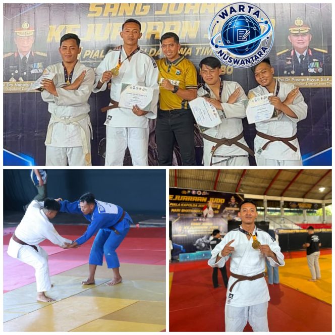 
					Briptu Rizqy Raih Prestasi, Sabet Emas Judo Piala Kapolda Jatim 2026