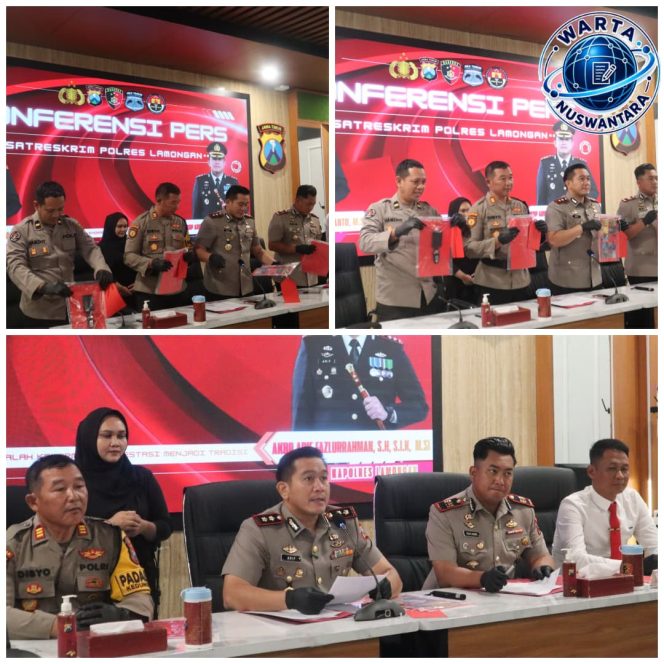 
					Polres Lamongan Bongkar Sindikat Ganjal ATM Lintas Daerah, Lima Pelaku Dibekuk
